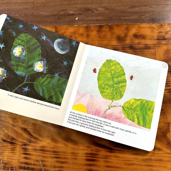 Vintage 1999 Eric Carle The Grouchy Ladybug Baby Board Book - Picture 4 of 10